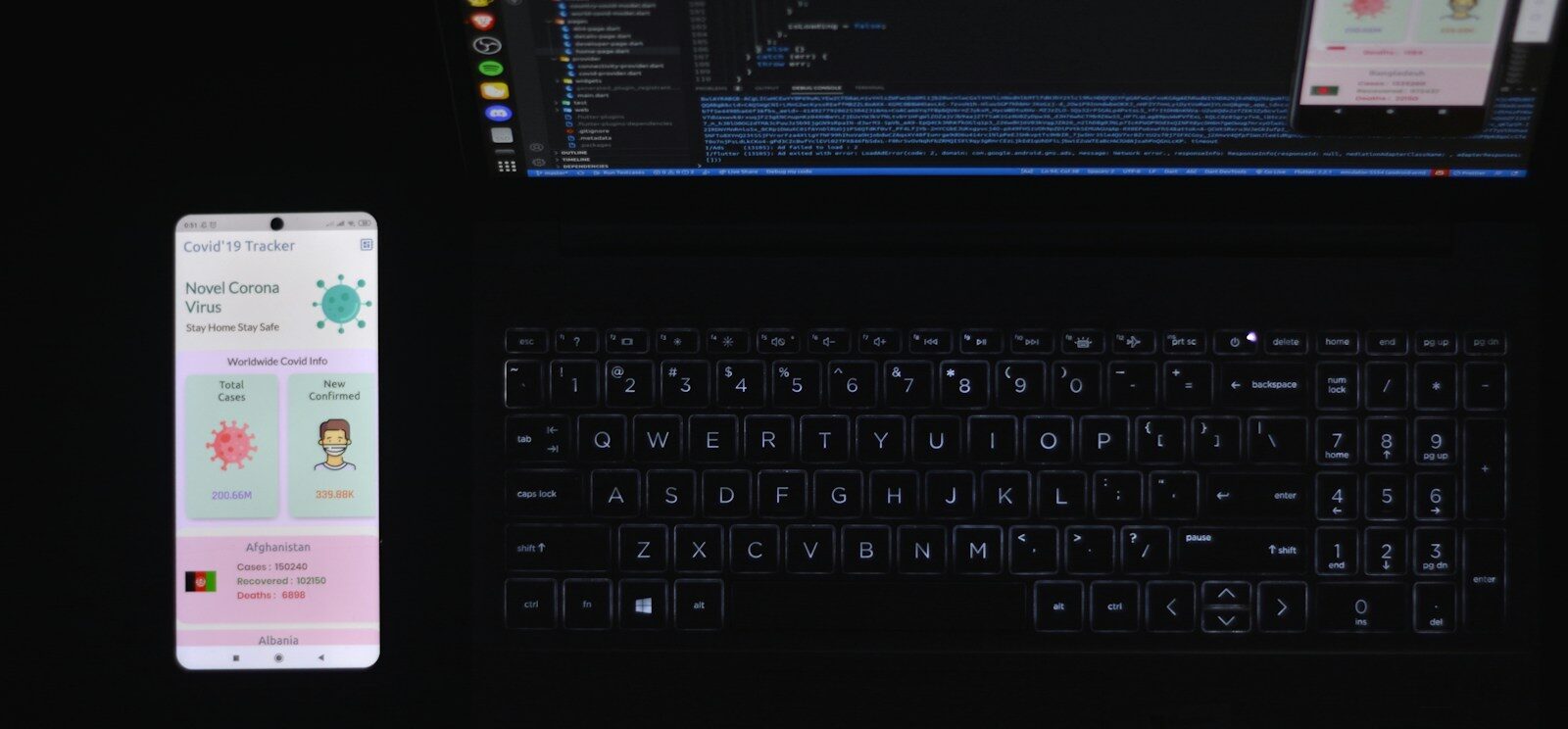 black and silver laptop computer